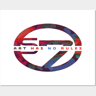 Logo Scan 7 - Art has no rules Posters and Art